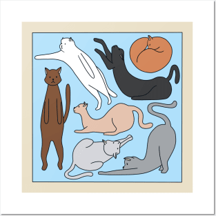 Cat Square Posters and Art